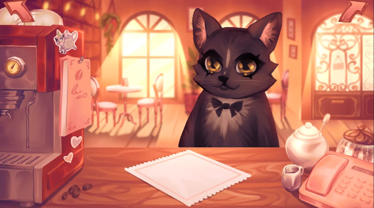 At the counter in just another cup